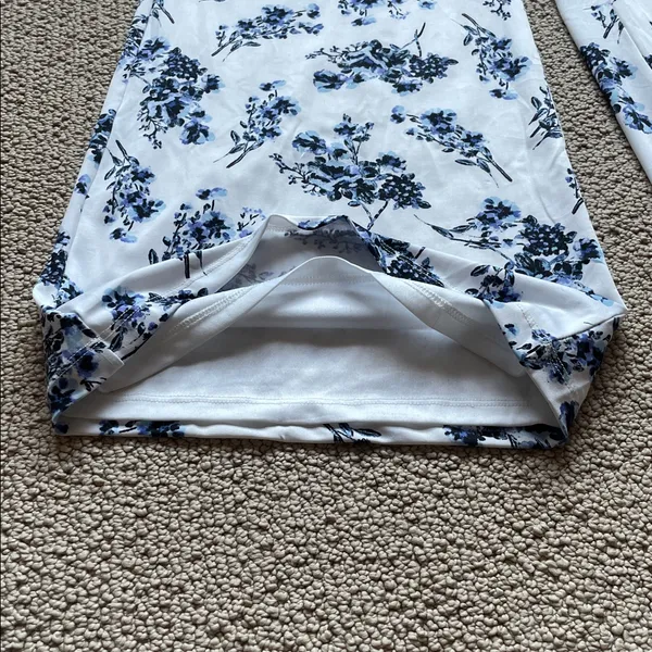VENUS Blue Floral Off-Shoulder Jumpsuit - Image 8