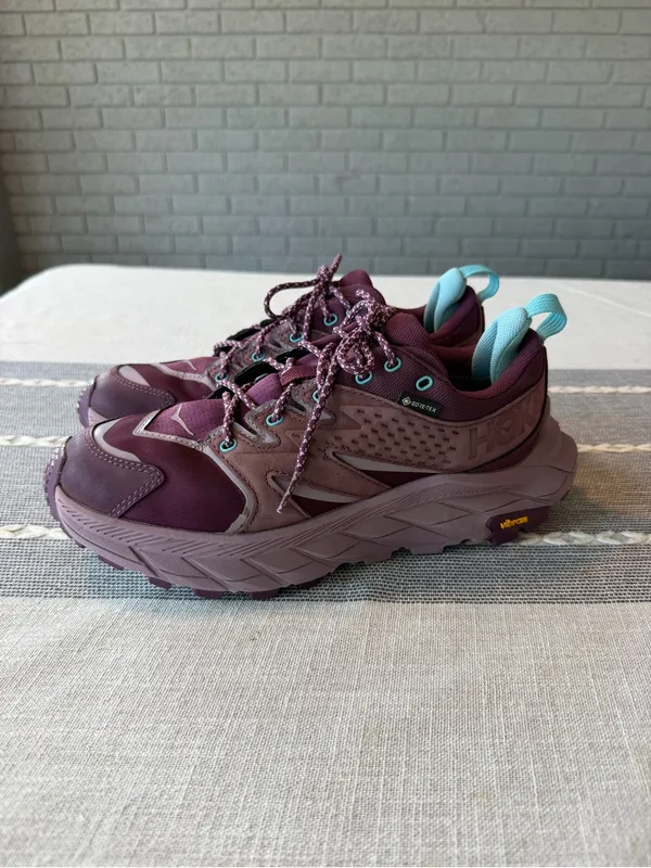 Hoka Anacapa Low GTX Grape Wine Running Shoes Size 7 - Image 3
