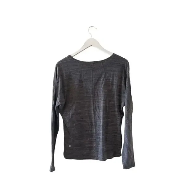 Lululemon Charcoal Gray Black Swiftly Long Sleeve Athletic Run Train Yoga Women’ - Image 8