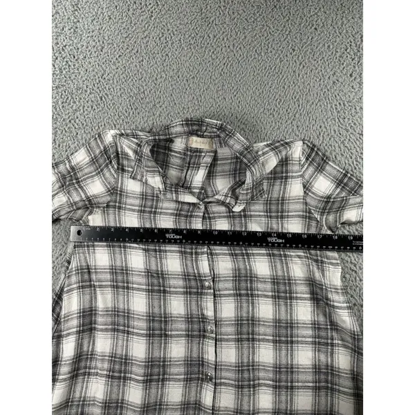 Altar'd State Tunic Shirt Women Small 3/4 Sleeve Button Up Tie Back‎ Cottagecore - Image 4