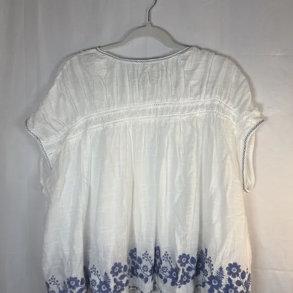 Max Studio London White Floral Sleeveless Top Size Medium NWT - Image 14
