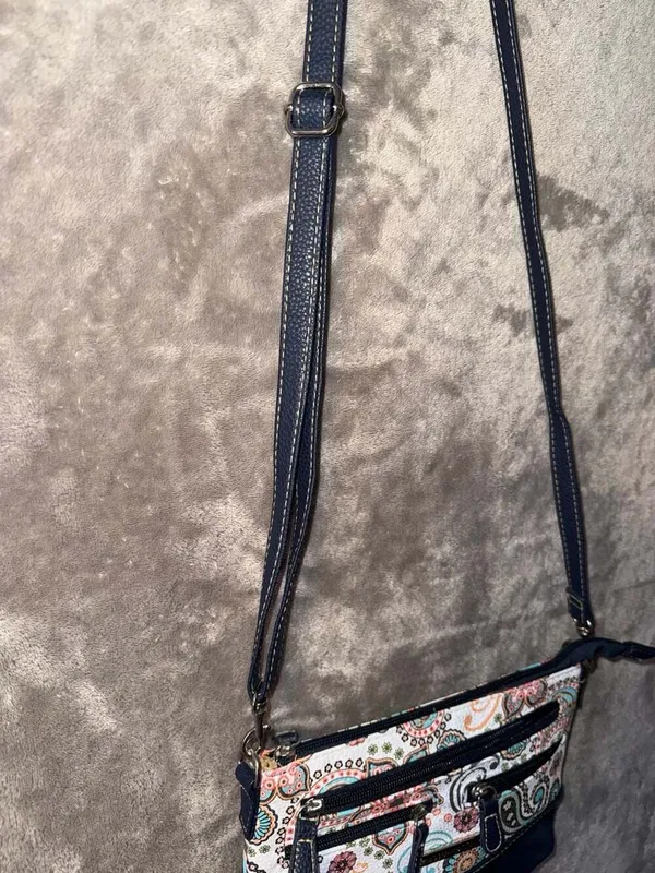 Stone & Co. Paisley Print Multi-Pocket Crossbody Bag - Image 5