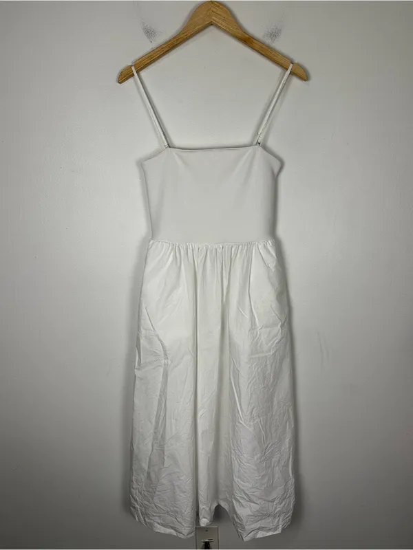 Banana Republic Factory Mixed Media Midi Dress Women’s Sz S - Image 2