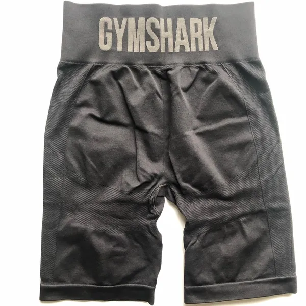 Gymshark S/S Flex Seamless Cycling Shorts & Flex Seamless Strappy Sports Bra Set - Image 4