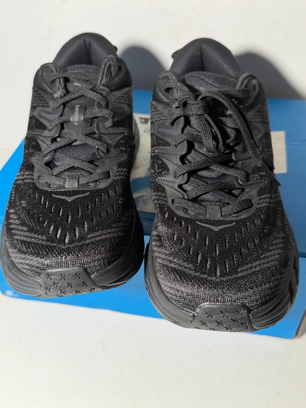 Hoka ONE Gaviota 4 Running Shoes Black - Image 4