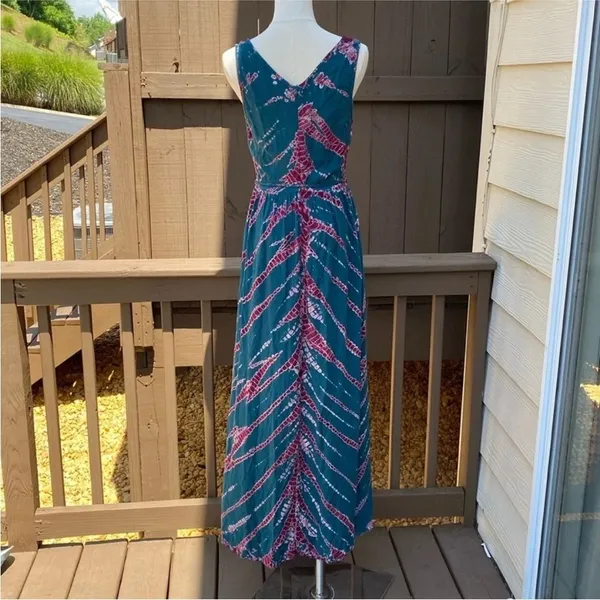 NWT Young Fabulous and Broke Tie Dye Maxi Dress Size Medium - Image 4