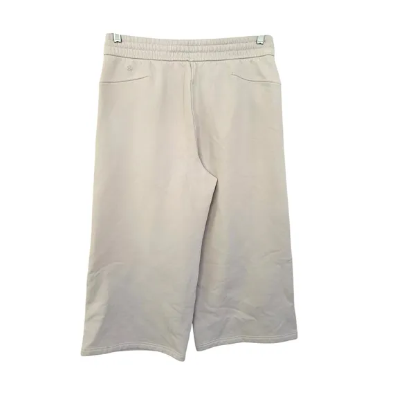 Lululemon Loungeful High-Rise Wide Leg Crop White Opal size 10 - Image 4