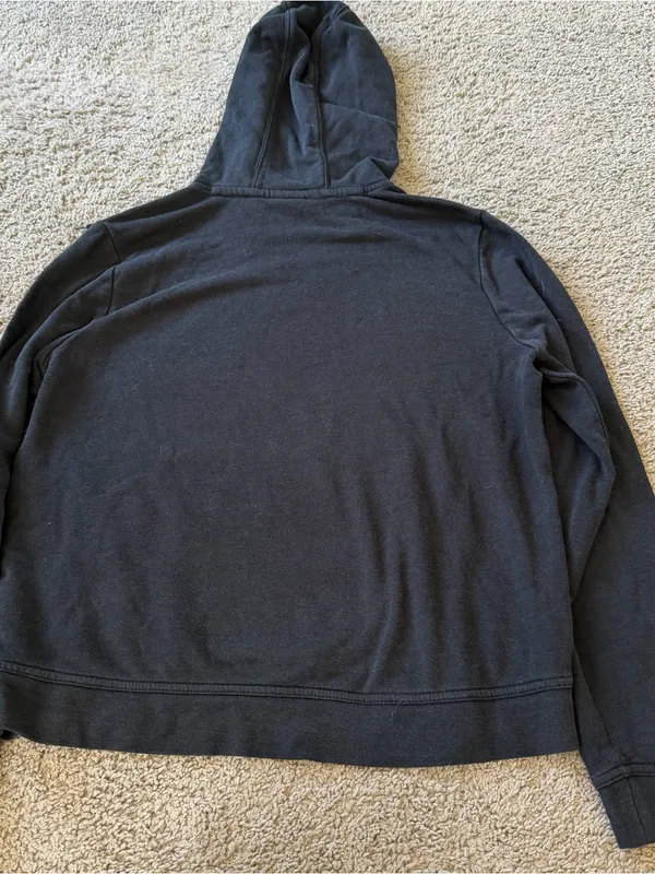 Women's Nike Black Hooded Sweatshirt Black Size Medium Flaw - Image 9