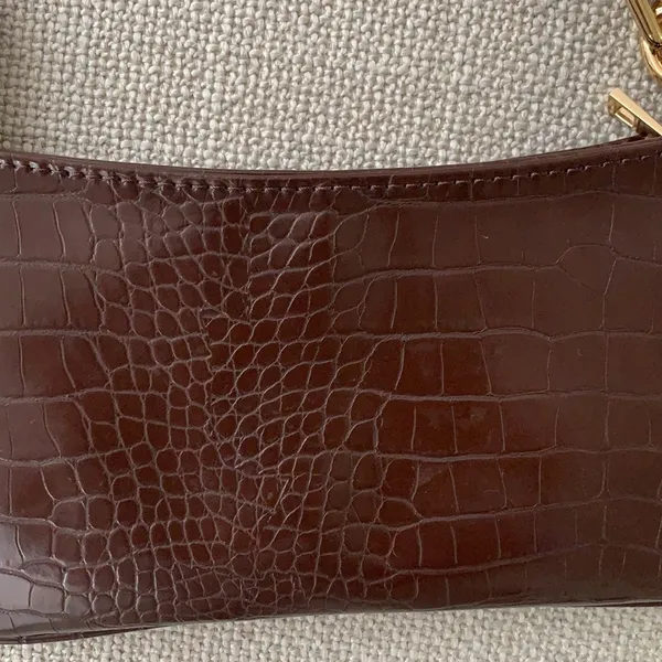 ZARA Brown croc bag - Image 2