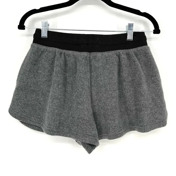 FEAT BlanketBlend Fleece Shorts Womens S Gray High Rise Lounge Sweatshorts NWT - Image 4