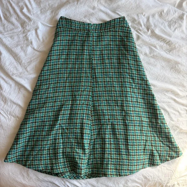 Moda international houndstooth tweed skirt - Image 2