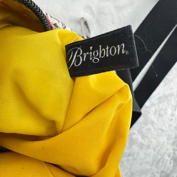 Brighton Jet Set Crossbody Bag Graphic Graffiti Print Nylon Travel Fun Chic - Image 11
