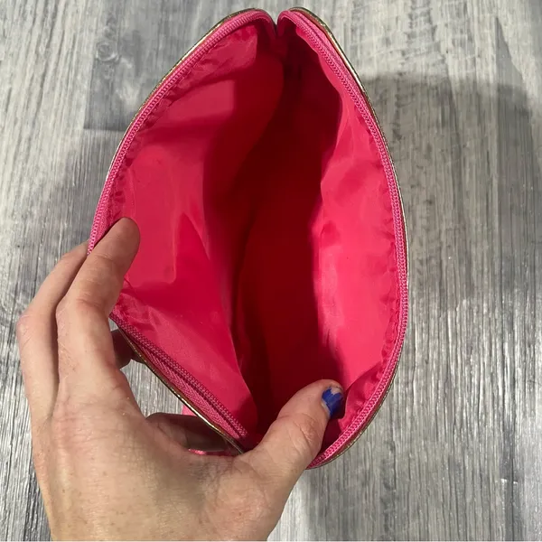 Lilly Pulitzer Pink Make Up Bag; OS - Image 4