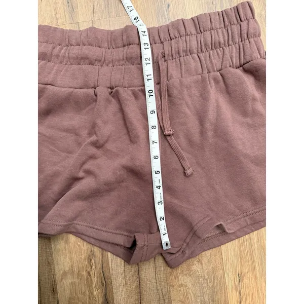 Relaxx Brown Fleece Lounge Shorts Women's XL Drawstring Cozy Cotton Blend‎ - Image 7
