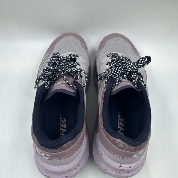 Hi-Tec Women Trail Shoe Size 6 Breathable Mesh Lining, Lace Up, Lilac, Purple - Image 5