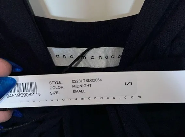 NWT Circle Front Maxi Dress - Midnight - Image 5