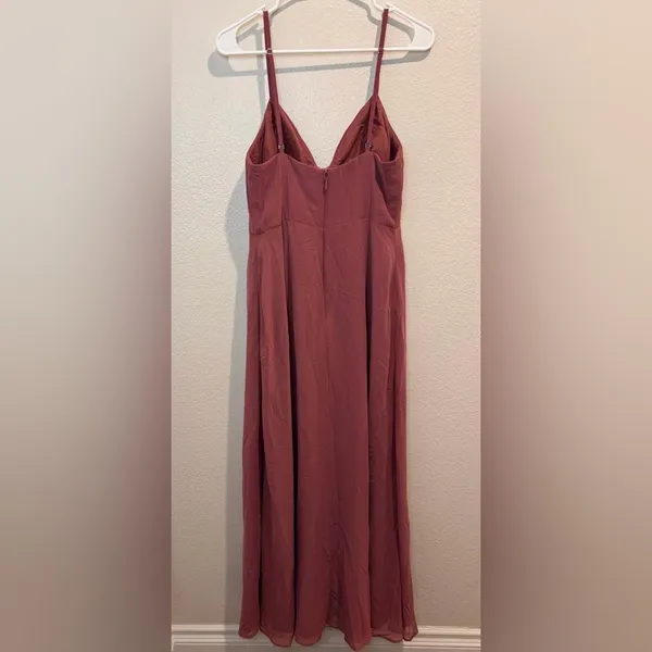 Azazie Women’s Alaya Ready to Ship Dusk Bridesmaid Dresses Size 6 in Desert Rose - Image 6