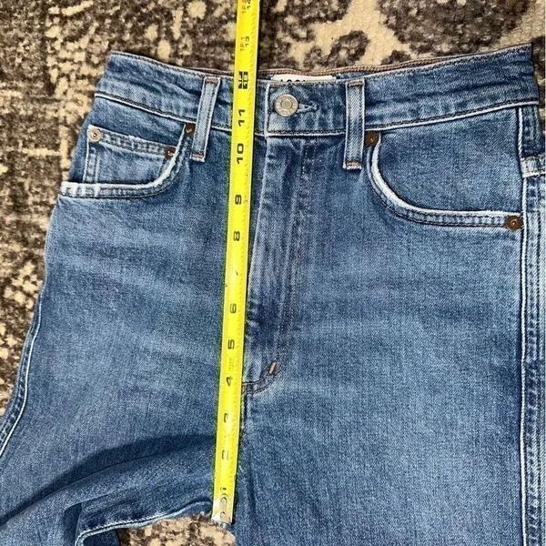AGOLDE Denim Women’s Size 25 Placebo Blue High Rise Pinch Waist Kick Jeans - Image 13
