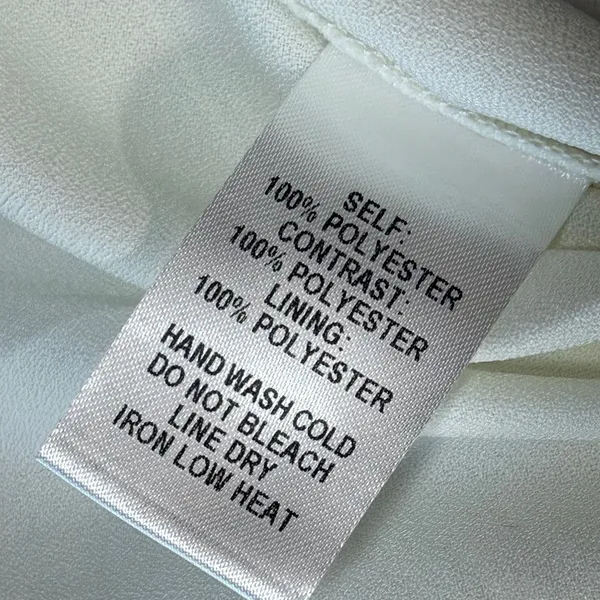 Lulus White Dress Sleeveless Fit & Flare Sheer Detail‎ Party Cocktail S - Image 8