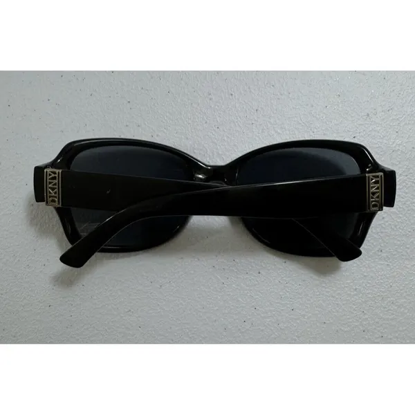 DKNY DY4111 3001/87‎ Sunglasses Frames Only Italy Black Square Cat Eye 57-17-135 - Image 2