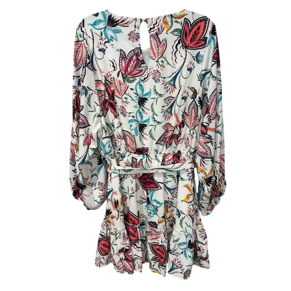 Baltic Born Tally Mini Dress Cream Floral Long Sleeve Plus Size 3X - Image 5