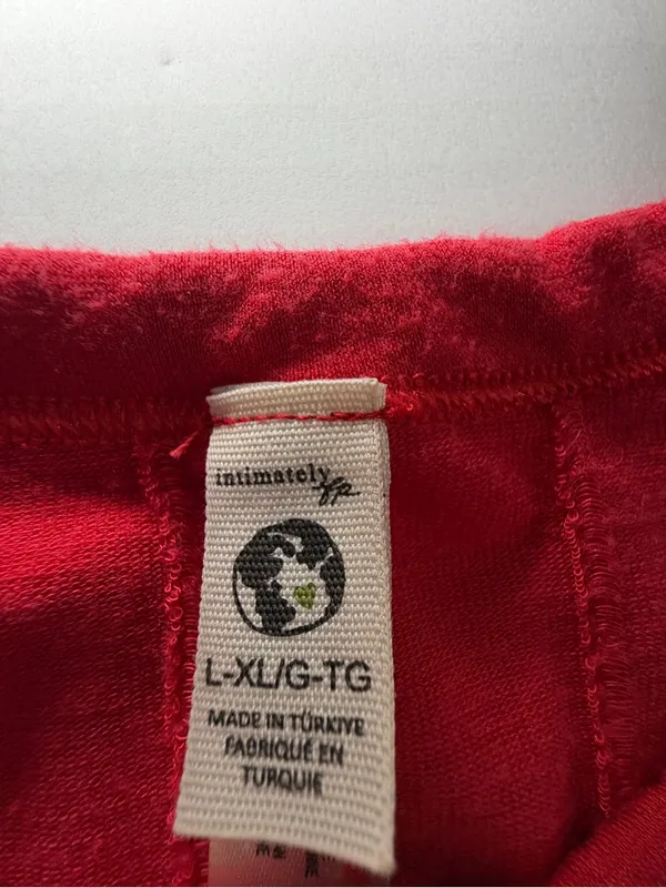 Intimately free people Red Ribbed Tank Top with Good Vibes Patch - Women - Image 2