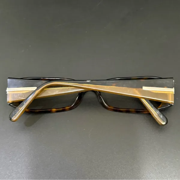 PRADA VPR 16G 766-101 Brown Tortoise Shell 53-17-135 Rectangular Eyeglass Frame - Image 6