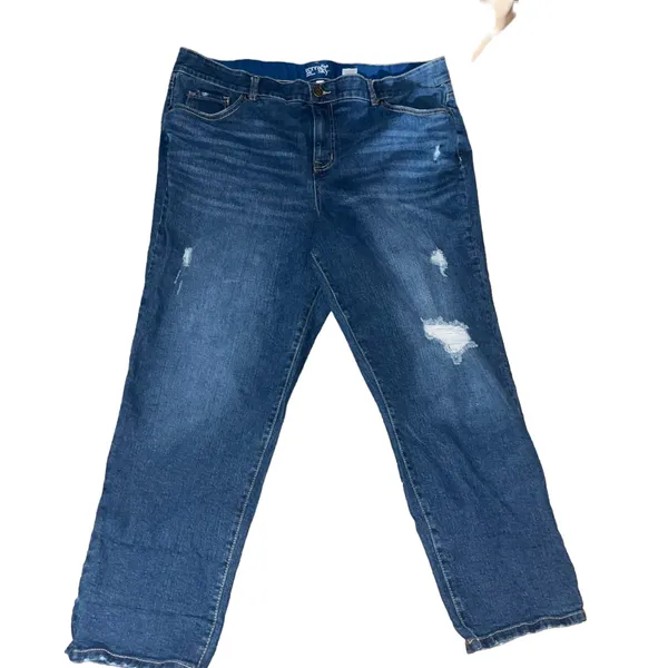 Terra & Sky Distressed Boyfriend Jeans - Image 4