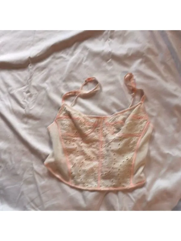 Free People Pop of Color Corset in Tea Combo M - Image 8
