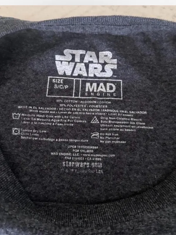 Star Wars T-shirt Unisex Adult - Image 3