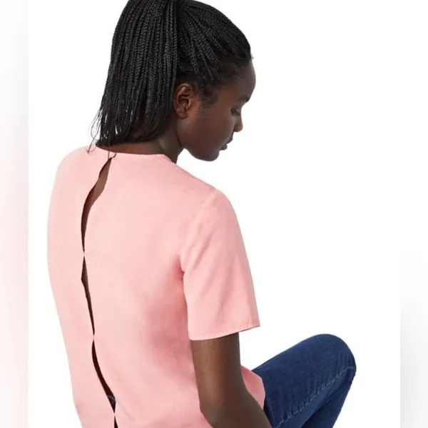 Tentree women’s Langford SS black short sleeve shirt size S - Image 4
