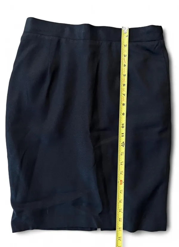 Lew Magram 90s classic black pencil skirt - Image 3