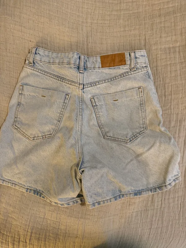 ZARA High-Rise Denim Shorts - Image 5