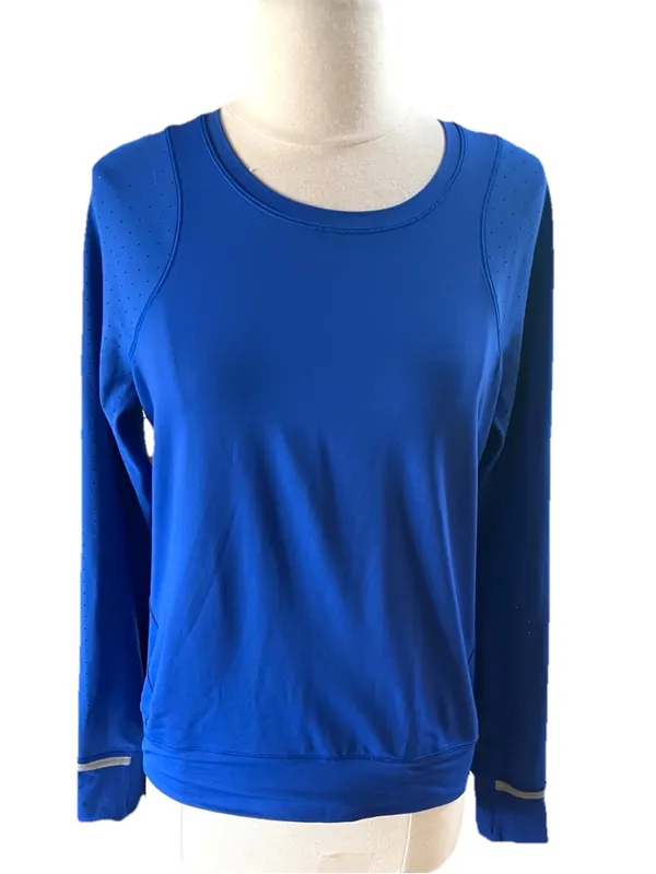 Lululemon Royal Blue Long Sleeve - Image 10