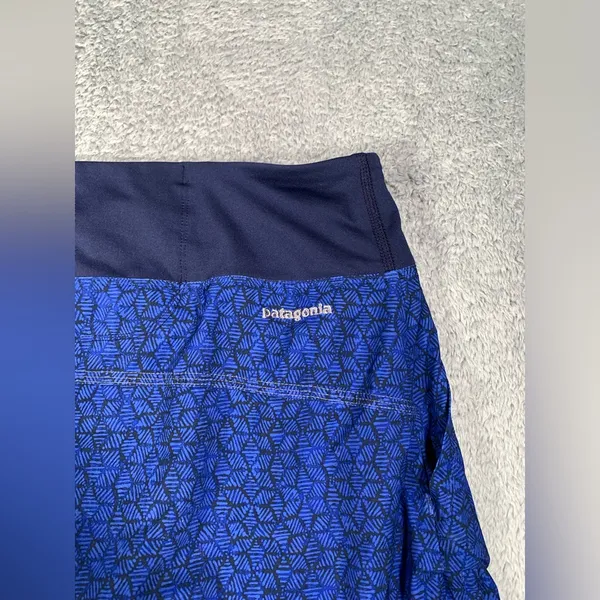 Patagonia Blue Patterned skort medium - Image 6
