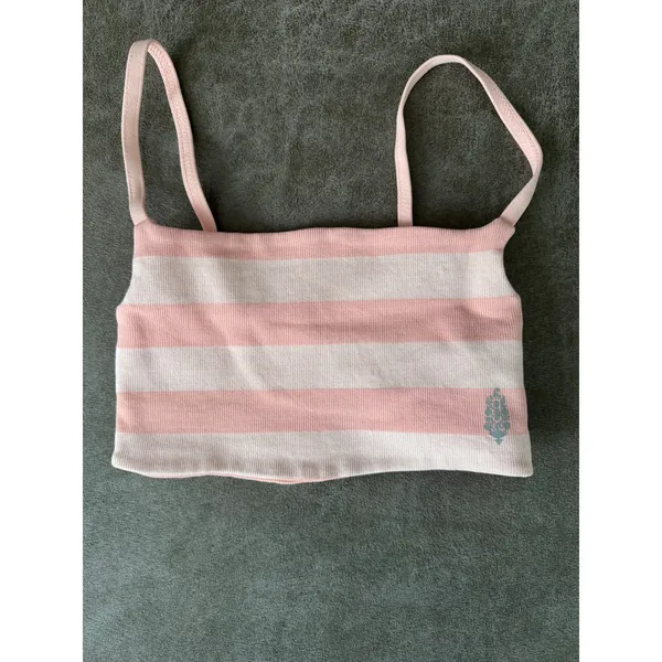 Free People Movement Tighten Up Reversible Bra Pastel Peach Combo XS/S NEW $58 - Image 3
