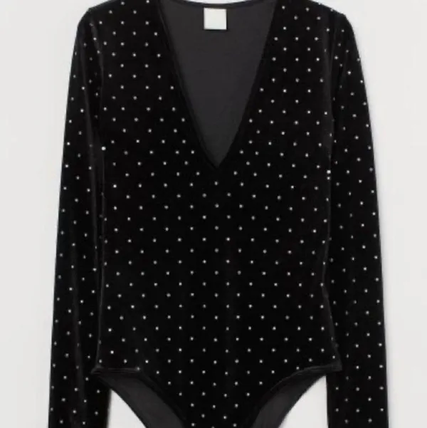 Rhinestone Velvet Bodysuit - Image 4