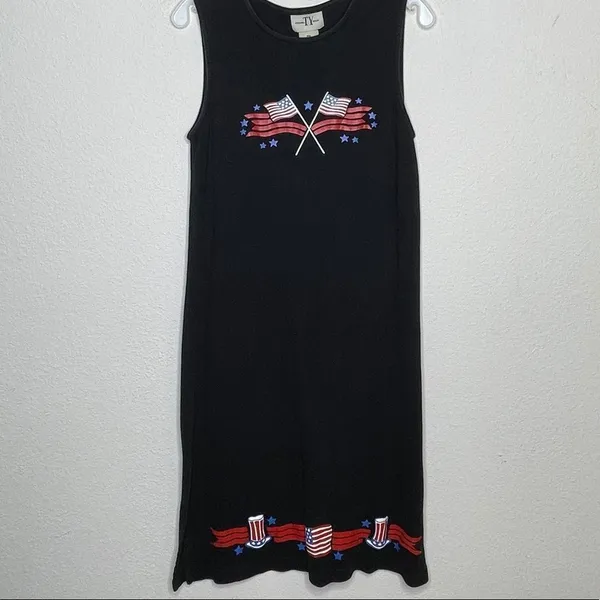 Vintage TY‎ Wear Dress American Flags - Image 7