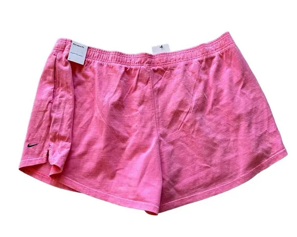 NWT NIKE Sportswear High Rise Wash Short Baby PINK SZ-2X - Image 8