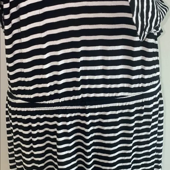 5/$30 🎈 Ultra‎ flirt XL black and white striped dress - Image 2