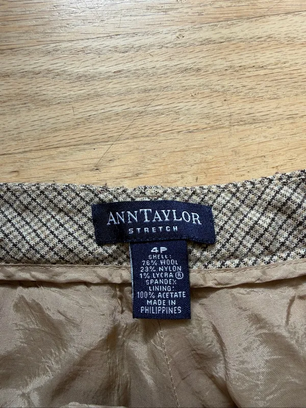 Y2k wool trousers Ann taylor British preppy blokecore sporting - Image 3