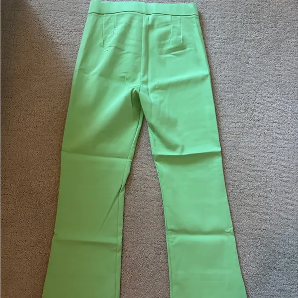 Zara Mint Green Flare Pants - Image 4