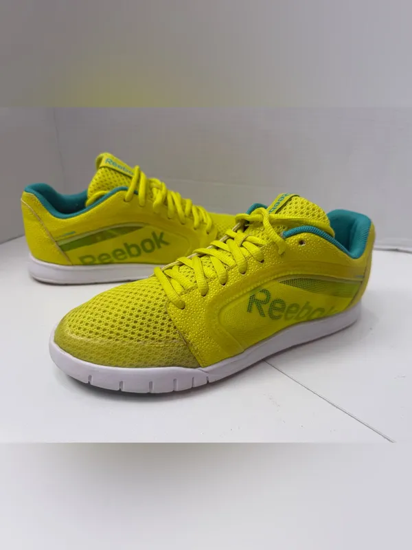 Reebok Dance Ur Lead Yellow Mesh Training Sneakers size 6.5 - Image 6