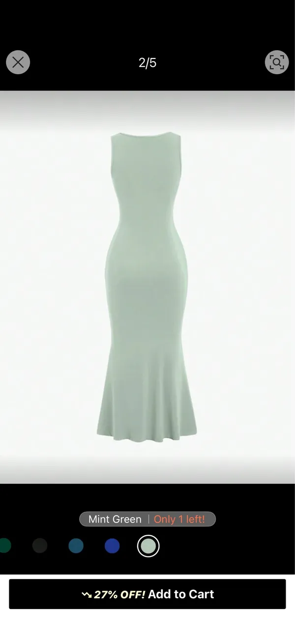 Shein Sleeveless Dress - Image 2