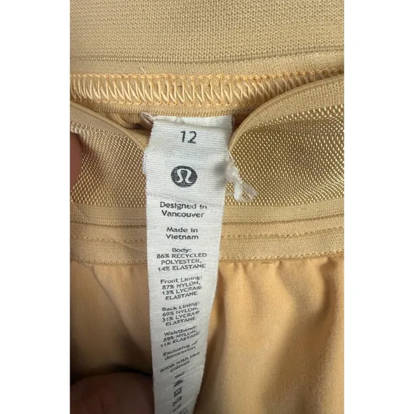 Lululemon Court Rival High-Rise Skirt 12 Summer Glow Activewear Athleisure - Image 3