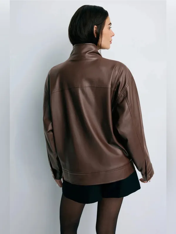 Favorite Daughter Margot Faux Leather Jacket - Image 4