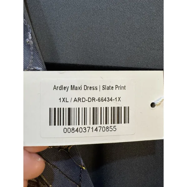 Baltic Born Ardley Maxi Dress Slate Print Size 1XL Floral - Image 8