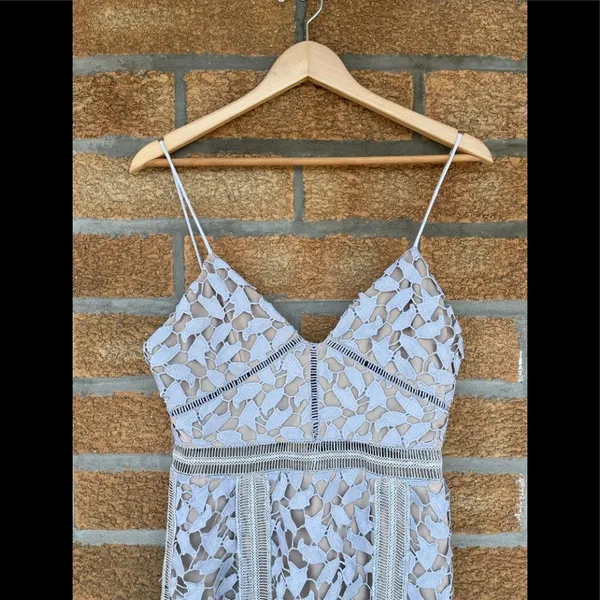 FEW MODA Fairy Midi Lace Dress medium - Image 4