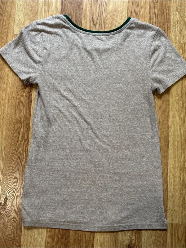 Old Navy “Take a Hike” Short Sleeve Tee with Dark Green Neck Trim - Image 5