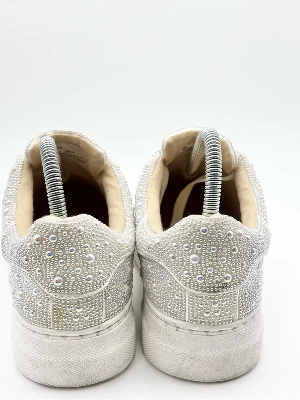 Betsey Johnson Women’s Sidny Pearl Lace-Up Sneakers, Size 6.5 - Image 5